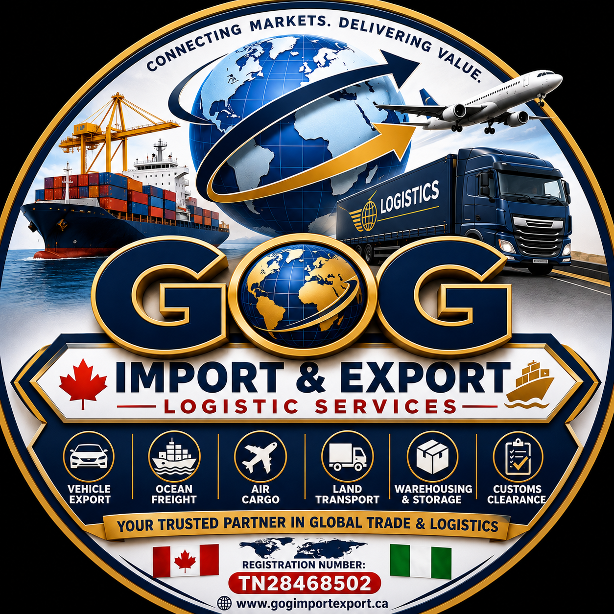 GOG Import & Export Services logo